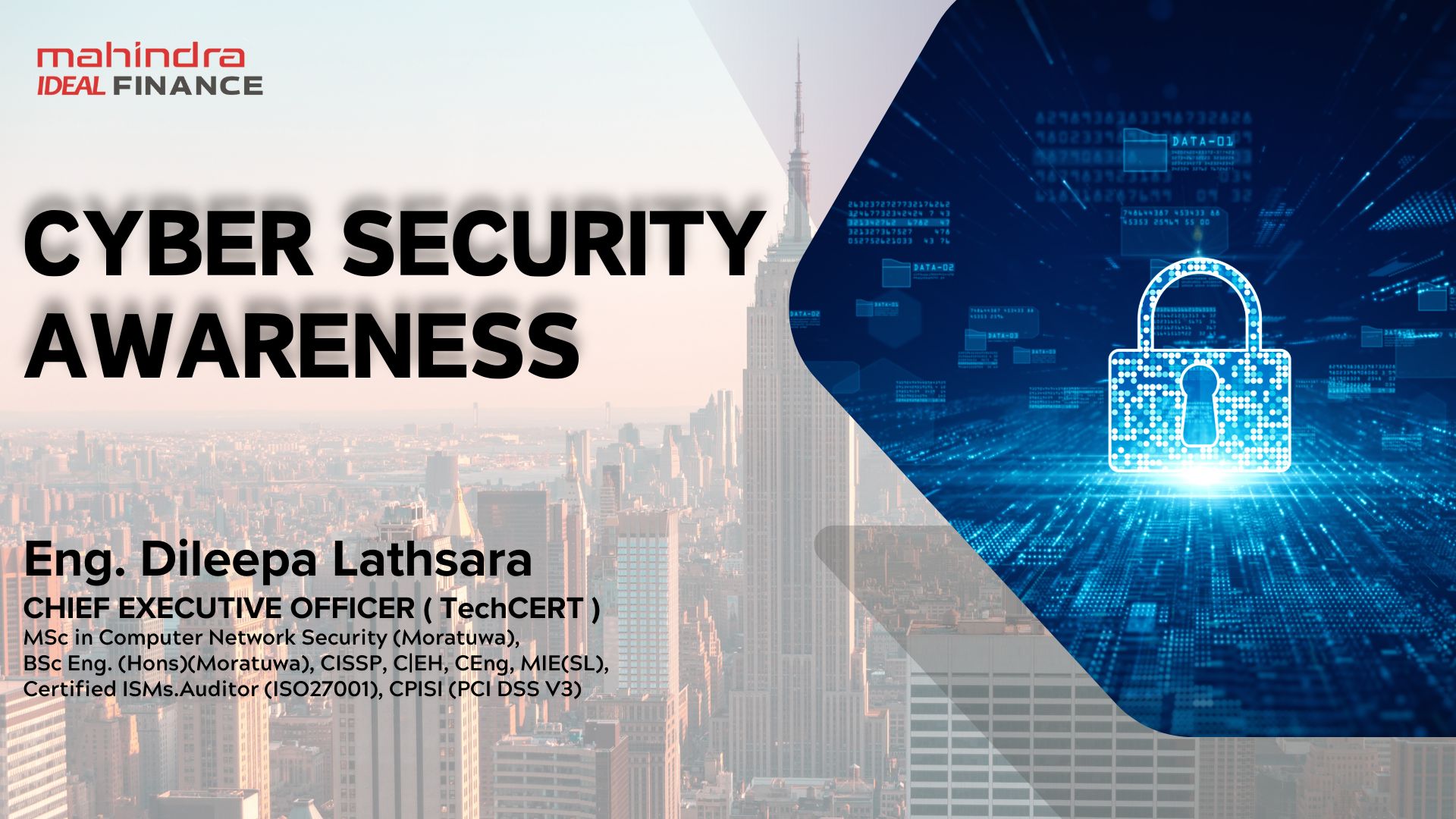 Power Up Your Defenses: Attend Mahindra Ideal Finance’s Cyber Security Awareness Program!